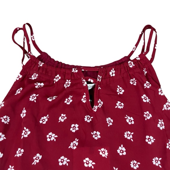 41 Hawthorn XXL Red White Floral Tank Top Casual Strappy NWT - Picture 2 of 8
